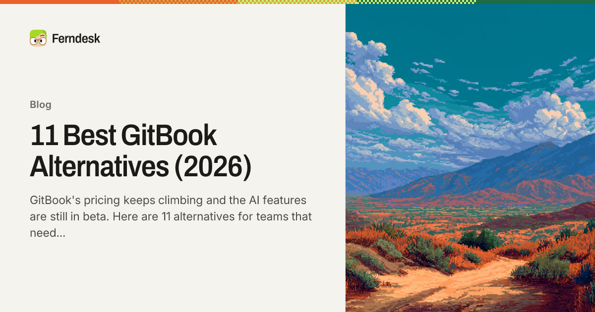 7 Best GitBook Alternatives (2026) - Ferndesk