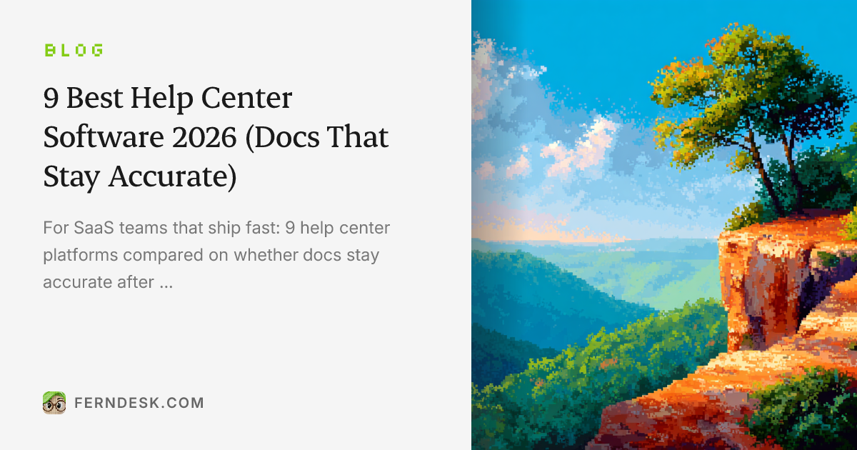 Best Help Center Software: 8 Tools Ranked by What Matters - Ferndesk